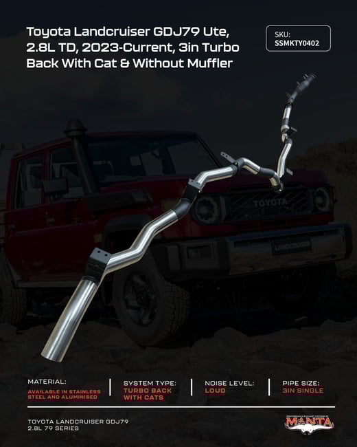 LANDCRUISER 2.8L 79 SERIES TURBO BACKASSETS-9